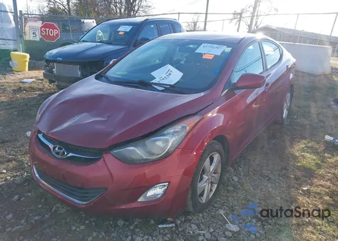 2013 Hyundai Elantra Gls из США, поврежденный, VIN 5NPDH4AE3DH263202